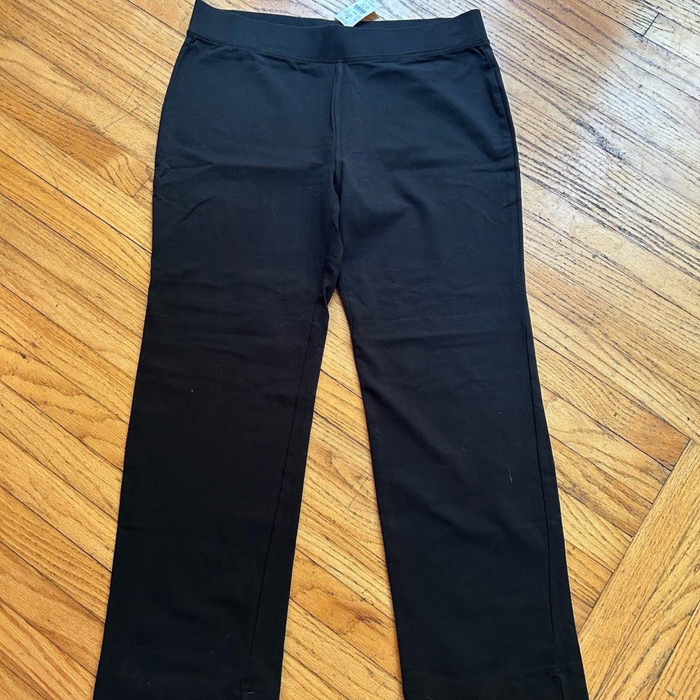 J. Crew Factory Black Ankle Pants Large